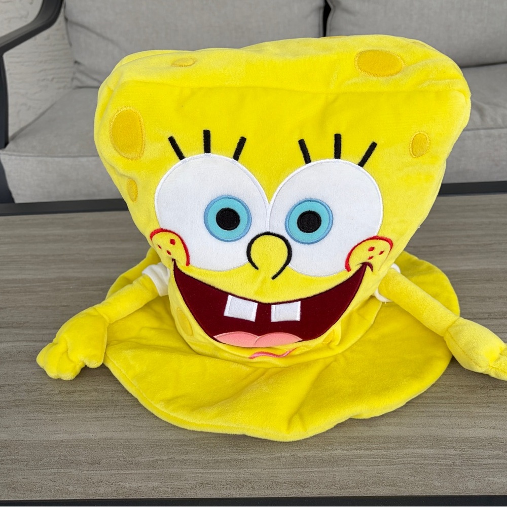 2011 Universal Studios Spongebob Squarepants Plush Hat Adjustable Child-adults